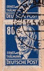 SBZ - Potsdam-Babelsberg 1949 Einschreibebrief-Rückschein-Eigenhändig