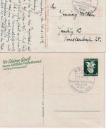 DR - 2x6 Pfg. Sonderganzsache Kölner Karneval SST Köln 20.2.39