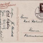 DR - 6 Pfg. Sonderganzsache Kölner Karneval SST Köln 21.2.39 (Letzttag) n. Herne