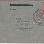 FZ/Allg. Ausg. - 5 M. Heine Sammlerbrief Handwerbestempel Gernsbach 5.8.46