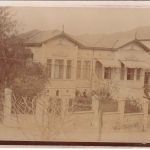 Brasilien - Sao Paulo priv. sw-Foto-Ansichtskarte Wohnhaus (Musikschule ?) 1912