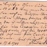 Argentinien - 5 C. Ganzsachenkarte Esperanza - Oberlahnstein 1901