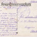 Belgien - Ypern zerstörtes Kloster Soldaten sw-AK gelaufen/Feldpost 1915