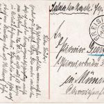 Bayern - Freising Domberg farb. AK gelaufen/Soldatenkarte 1913
