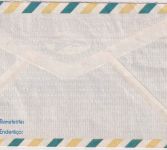 Brasilien - 10 Cr. Freimarke u.a. illustr. Luftpostbrief Curitiba Bacharach 1957