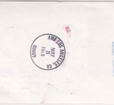 Bermuda - Lufthansa 1st-flight Montreal Los Angeles Zuleitungspost 1988