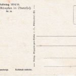 Frankreich/Elsass - Wittelsheim zerstörtes Gebäude sw-AK ca. 1917