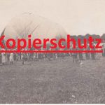 Frankreich/Lothringen - franz. Fesselballon b. Finsterdingen sw-Foto-AK 1917