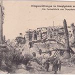 Frankreich/Somme - Dompierre zerstörte Zuckerfabrik sw-AK gelaufen 1918