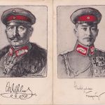 Deutsches Reich - Kaiser u. Prinz Wilhelm 2 Künstler-Portraitkarten ca. 1915