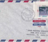 Kanada - Lufthansa 1st-flight Montreal Los Angeles 1988