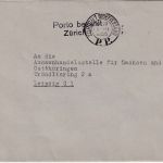 Schweiz - Porto bezahlt Zürich 1 L2 Drucksache/Massensendung n. Leipzig 1936