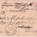 Bayern - 5 Pfg. Wappen Ganzsache n. ÖSTERREICH "poste restante" Ingolstadt 1881