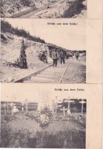Bayern - Grüße aus dem Felde Nordfrankreich Postkartenserie (11 Stück) ca. 1917