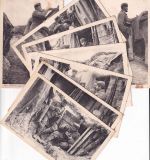 Bayern - Im Schützengraben Postkartenserie (8 Stück) ca. 1915