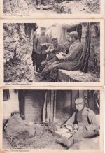 Bayern - Im Schützengraben Postkartenserie (8 Stück) ca. 1915