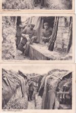 Bayern - Im Schützengraben Postkartenserie (8 Stück) ca. 1915