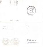 Saudiarabien/BRD - Lufthansa Erstflug Riyadh-FFM-Riyadh 1987 2 Luftpostkarten