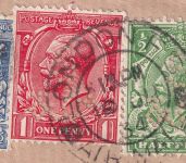 England - 2 1/2 + 1 + 1/2 P. Georg V. Perfin Luftpostbrief London - Berlin 1934