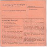 BRD - 90 Pfg. Heuss I + NO Paketkarte Wörth (Main) - Aschaffenburg 1954