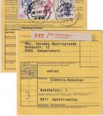 BRD - 500+250+60 Pfg. Frauen unfreies Paket Wolfenbüttel - Gottfrieding 1992