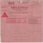 BRD - 3x50+1x20 Pfg. I&T Nachnahme-Paketkarte Bremen - Reisbitzen 1979