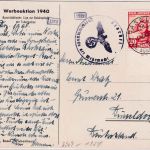 Schweiz - 20 C. Juventute Bogenecke Zensurkarte Basel - Düsseldof 1940