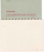 Italien/Triest Zone A - 120 L. Aerogramme + 20 L. Europ. Briefmarken-Ausst.