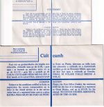 Irland - 96 P. Harfe Ganzsache/Einschreibebrief G+H-Format ungebraucht