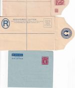 Zanzibar - 12 old stationeries (registered letter, postcard, etc.) pre 1945