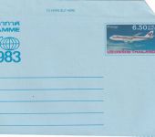 Thailand - 6,50 B. aerogramme/stationery Bangkok 1983 ungebraucht