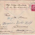 DDP Niederlande - 12 Pfg. Hindenburg Brief Fp.Nr. 30450 Den Haag Hannover 1941