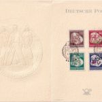 DDR - Weltfestspiele Jugend 1951 Amtliche Faltkarte (FDC) ESST Berlin 3.8.51