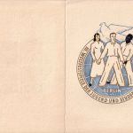 DDR - Weltfestspiele Jugend 1951 Amtliche Faltkarte (FDC) ESST Berlin 3.8.51