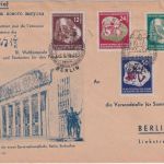 DDR - Weltfestspiele Jugend 1951 Schmuck-FDC ESST Berlin 3.8.51
