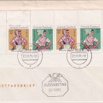 DDR - Sorbische Tanztracht Heftchenblatt 13 FDC Berlin 23.11.71