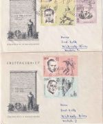 DDR - Antifaschistische Sportler I Satz auf 2 Schmuck-FDC ESST Berlin 27.5.63