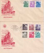 DDR - Fünfjahresplan Satz a. 4 Schmuck-FDC Berlin 10.8./21.11.53