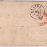USA - 6 C. Lincoln Brief Moline - Schwetzingen 1873