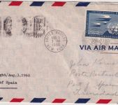 UNO New York - PanAm First flight New York - Port of Spain 1960