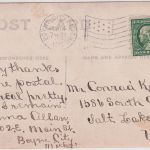 USA/Michigan - Boyne City Straßenansicht priv. sw-Foto-AK gelaufen 1919