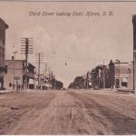 USA/South Dakota - Huron Straßenansicht sw-Foto-AK gelaufen 1910
