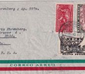 Mexiko - 1 P. Flugpostausgabe u.a. Luftpostbrief n. Velbert 1940 OKW-Zensur