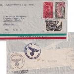 Mexiko - 1 P. Flugpostausgabe u.a. Luftpostbrief n. Velbert 1940 OKW-Zensur