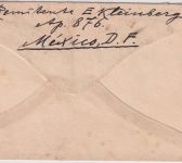 Mexiko - 5 C. Ganzsache+Zusatz/Brief n. Peterswaldau ca. 1905