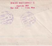 Nicaragua - 2 C. 10 J. Philatelistenclub San Jose Luftpostbrief/FDC Managua 1960