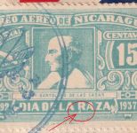 Nicaragua - Dia de la Raza 1937 Satzbrief/DFC ! n. USA Managua - New York
