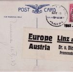 Panama/Canal Zone - 2 C. Freimarken farb. AK (US-U-Boote Gatun-Schleuse) 1933