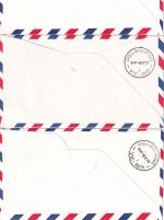 USA - PanAm Firstflight Dallas/Fort Worth - Melbourne 3 Belege 1975