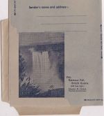 British Guiana - 12 C. air letter aerogramme stationery 1950 unused
